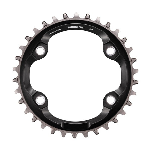 Shimano Deore FC-M5100-1 96 BCD Asymmetric Chainring - Four Bolt - 96 BCD - Shimano Asymmetrical - Standard Crank Chainline - Round - 34T - 10-11 Speed - Alloy