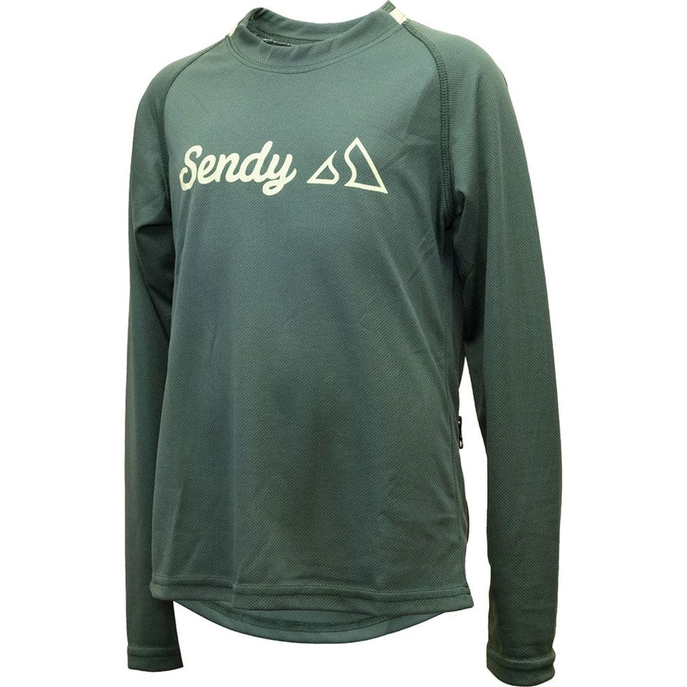 Sendy Send It Long Sleeve Youth Jersey - Youth XL - Bold Green