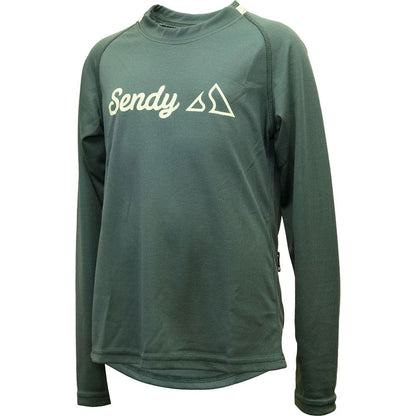 Sendy Send It Long Sleeve Youth Jersey - Youth XL - Bold Green