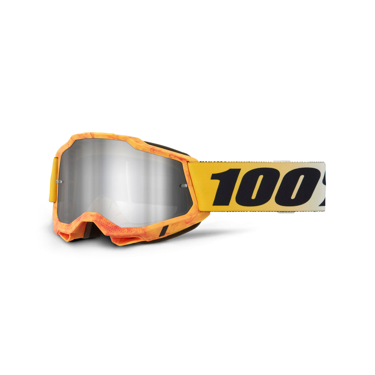 100 Percent Accuri 2 Goggles - One Size Fits Most -  Razza - Mirror Silver Lens