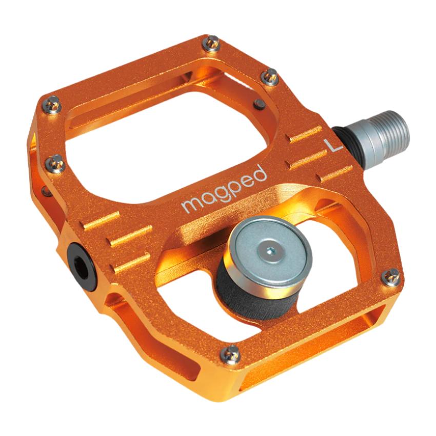 Magped Sport2 150N Magnetic Flat Pedals - Standard - Orange