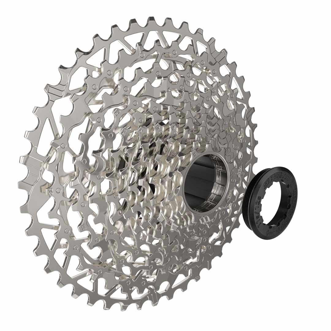 SRAM XPLR PG-1231 12 Speed Cassette - 12 Speed - XDR Driver - 11-44T - Silver