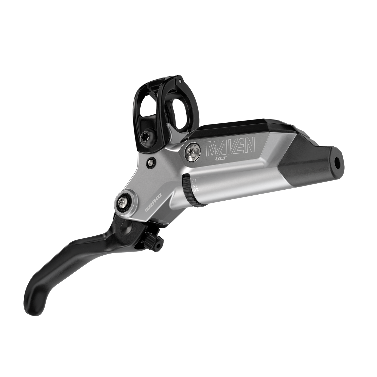 SRAM Maven Ultimate Stealth 4 Piston Disc Brake - Front - Right Lever - 950mm - Clear Anodized