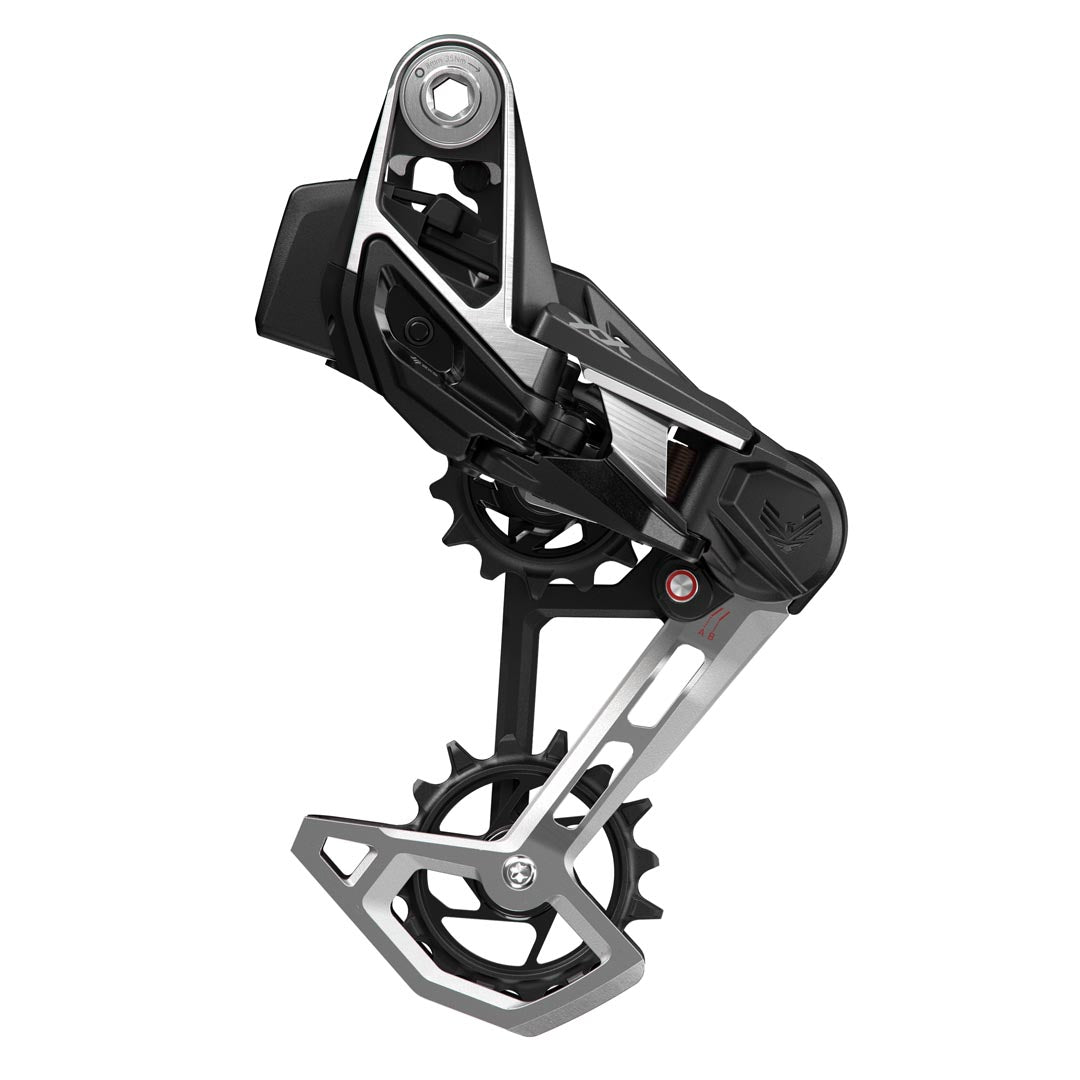 SRAM XX T-Type AXS Eagle 12 Speed Rear Derailleur - Rear Derailleur - 12 Speed - Silver - Black - Long Cage