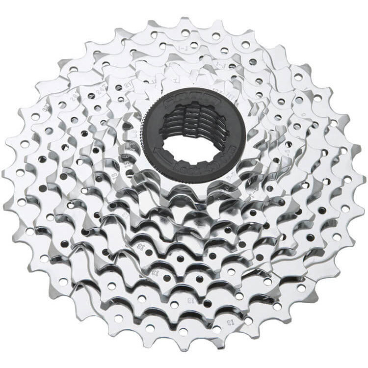 SRAM PG-950 9 Speed Cassette - 9 Speed - Shimano HG Splined - 11-34T - Silver