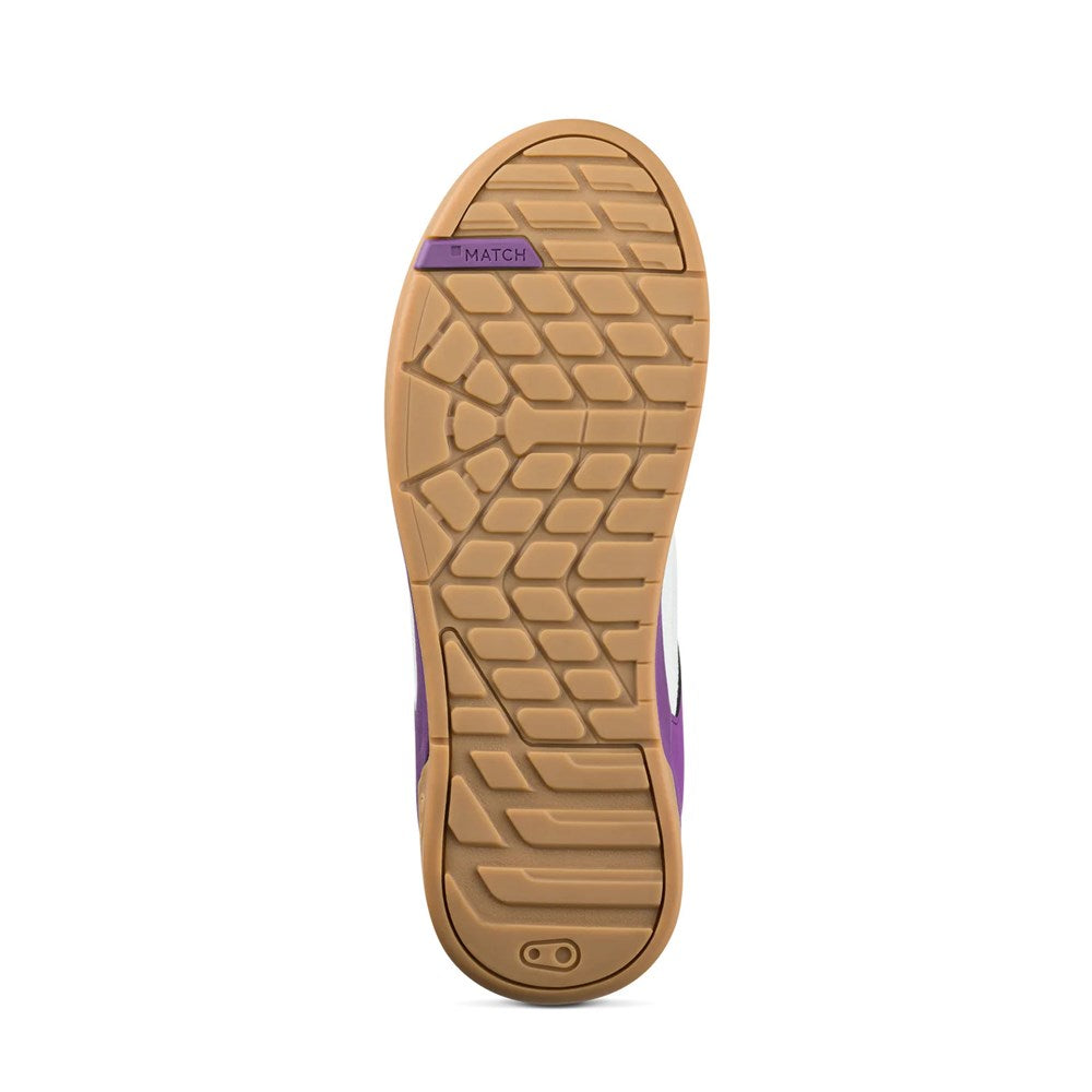 Crank Brothers Stamp Lace Limited Edition Bernard Kerr Flat Shoes - US 10.5 - White - Purple