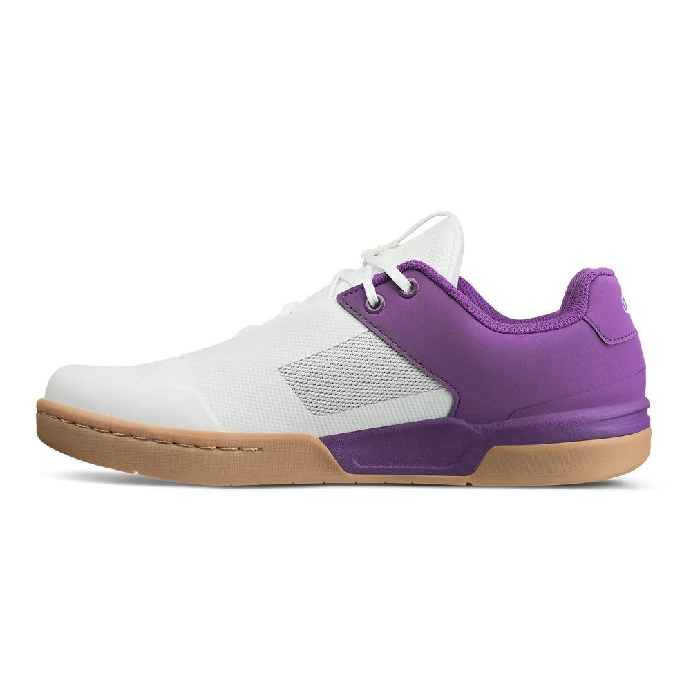Crank Brothers Stamp Lace Limited Edition Bernard Kerr Flat Shoes - US 8.5 - White - Purple