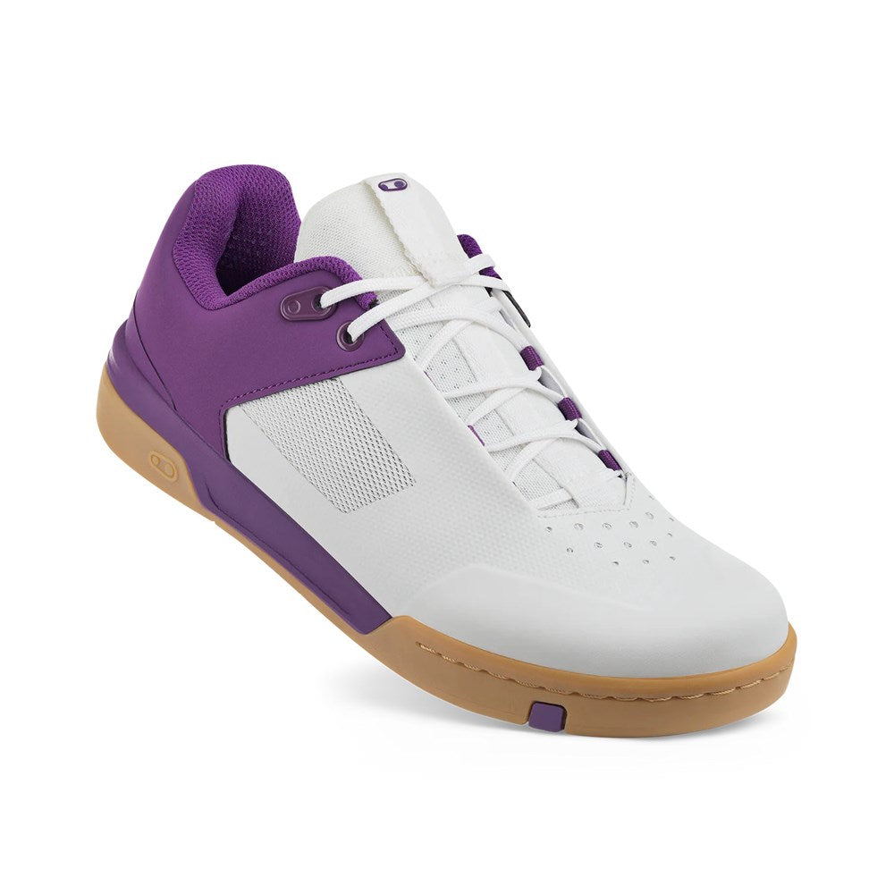 Crank Brothers Stamp Lace Limited Edition Bernard Kerr Flat Shoes - US 12.5 - White - Purple