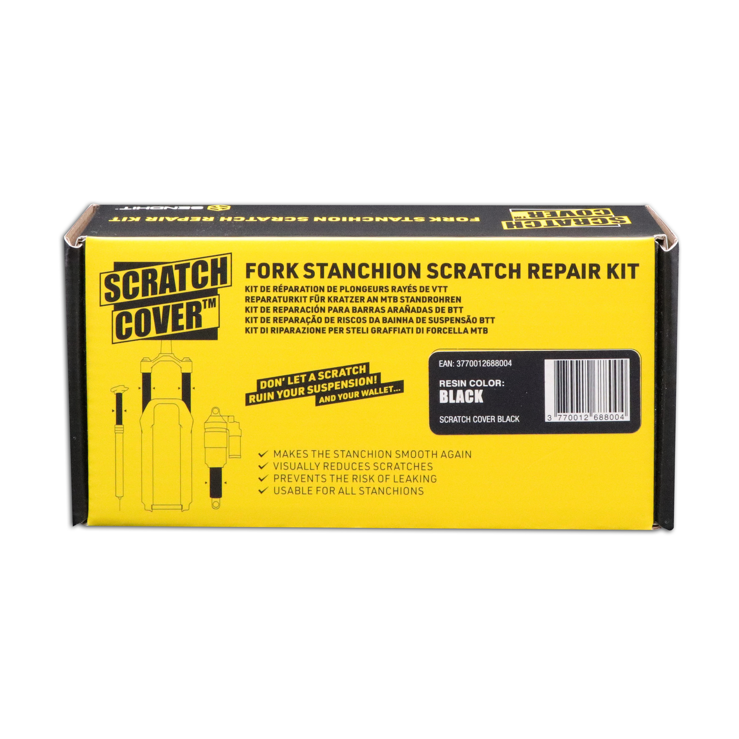 Sendhit Fork Stanchion Scratch Repair Kit - Black
