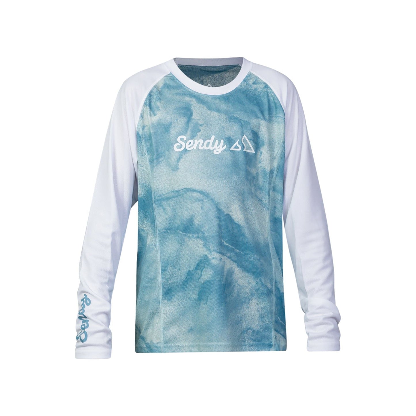 Sendy Send It Long Sleeve Youth Jersey - Youth S - Mist