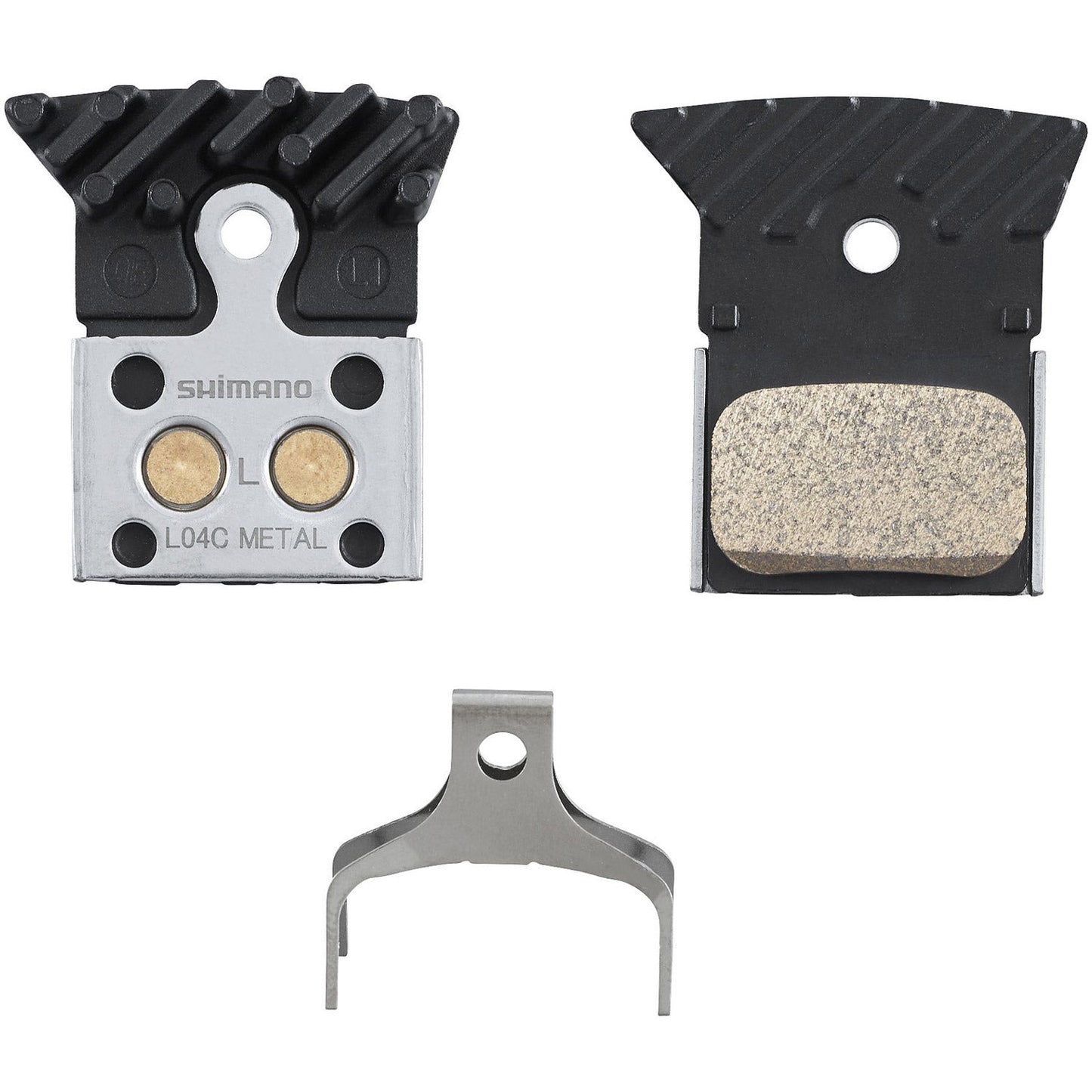 Shimano Type L Brake Pad - Aluminium - Sintered - Metallic