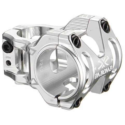 DaBomb Fist Bump Stem - 1 1/8th Inch Steerer - 35mm - 35mm - 0 Degree - Silver