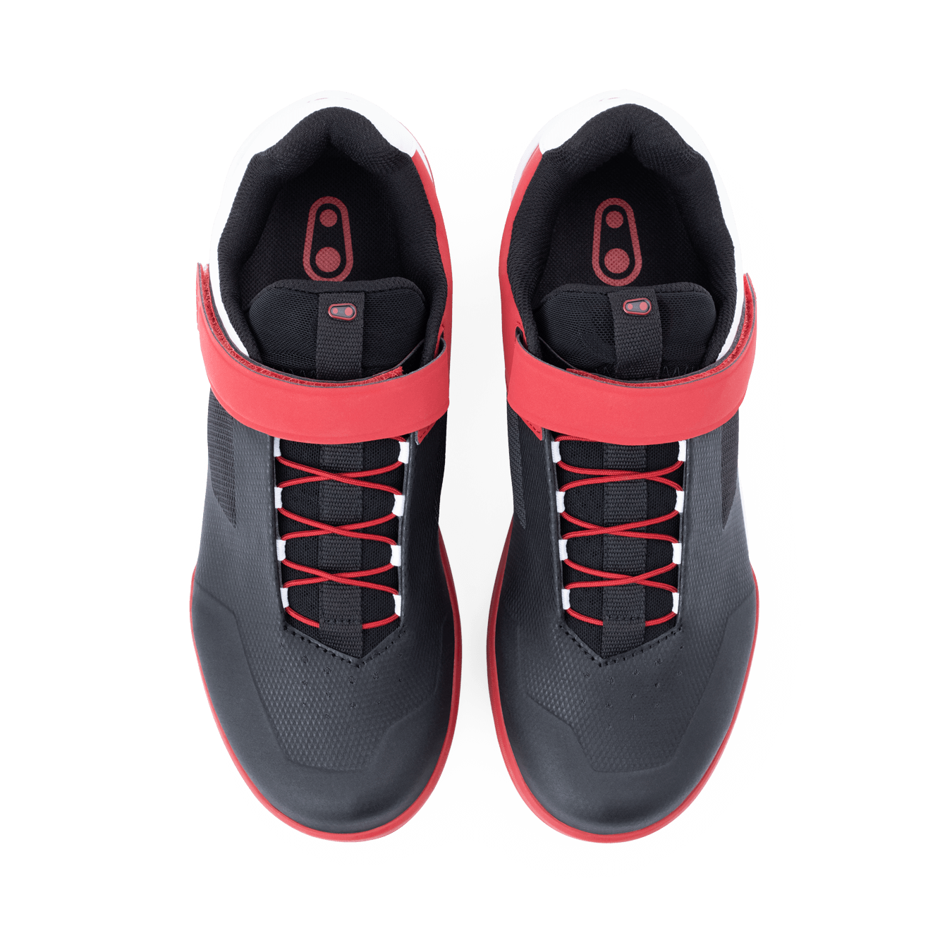 Crank Brothers Stamp Speedlace Flat Shoes - US 10.5 - Black - Red - White