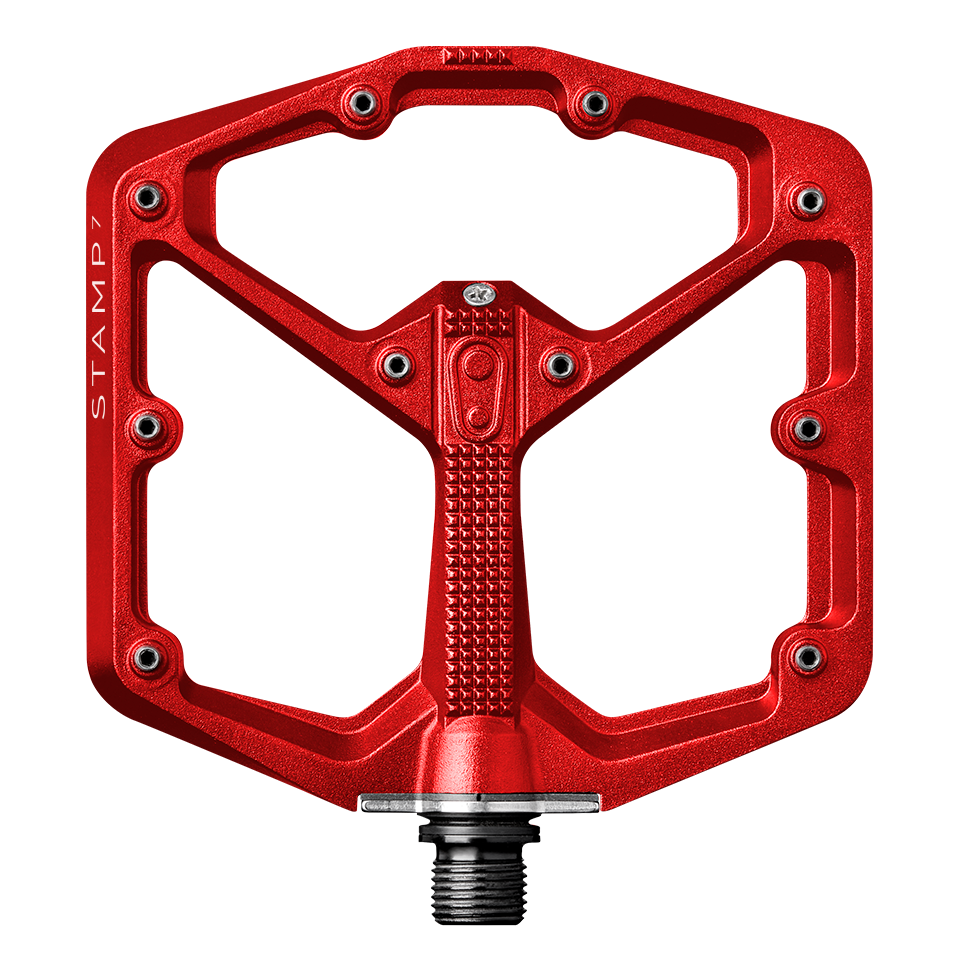 Crank Brothers Stamp 7 Alloy Pedals - L - Red