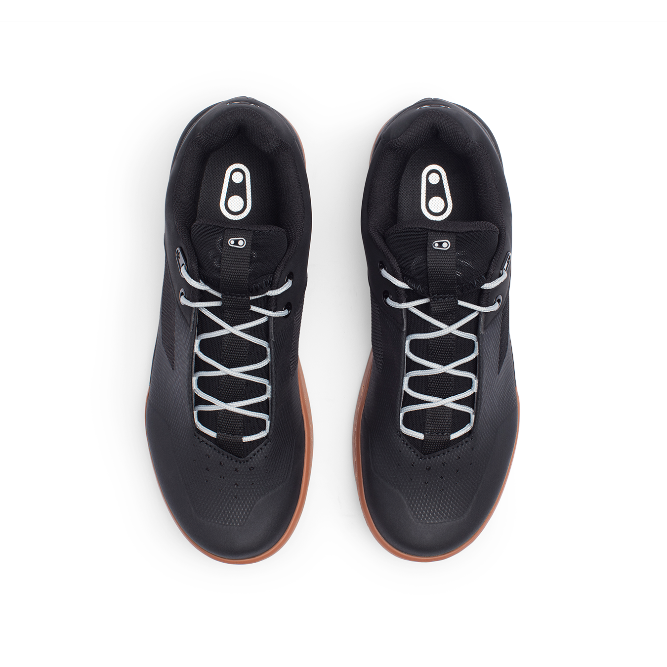 Crank Brothers Stamp Lace Flat Shoes - US 12.5 - Black - Gum