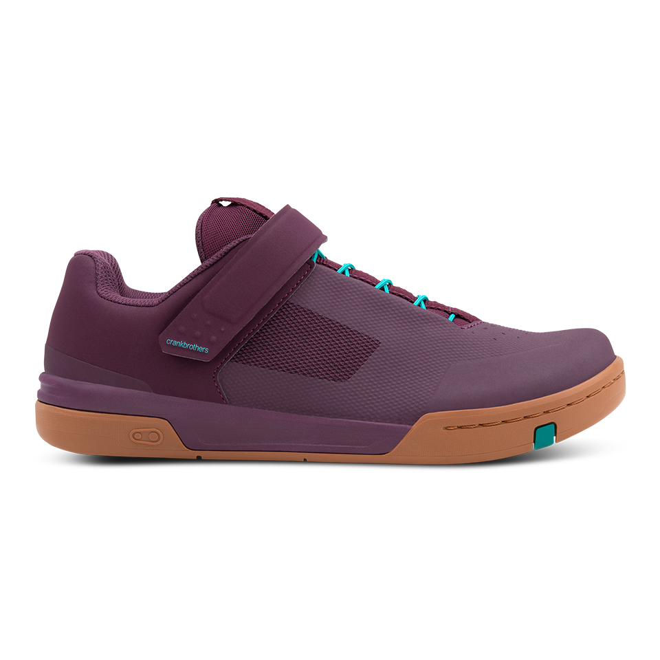 Crank Brothers Stamp Speedlace Flat Shoes - US 10.0 - Purple - Gum