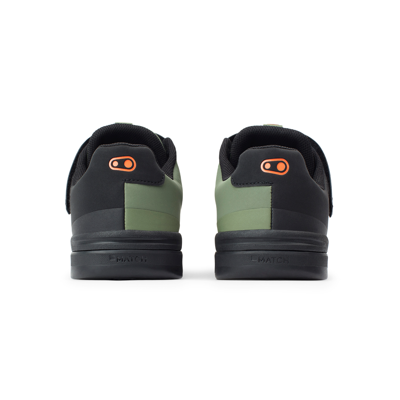 Crank Brothers Stamp Speedlace Flat Shoes - US 12.5 - Green - Orange