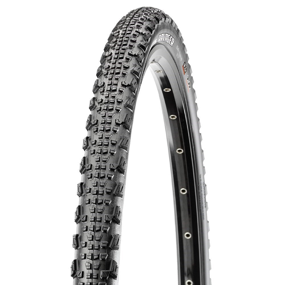 Maxxis Ravager Gravel Tyre - 700c - 45c - Yes - Single Compound - Silkshield - Medium - Light Duty Protection - Folding - Black