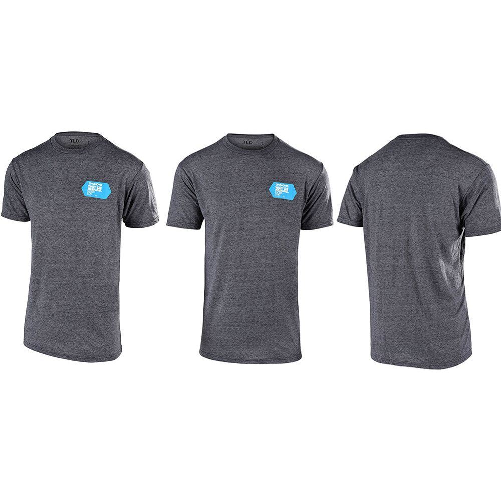 TLD Flowline Short Sleeve Jersey - XL - Chain Gang Salt and Pepper