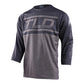 TLD Ruckus 3-4 Sleeve Jersey - M - Bars Grey - Grey Heather
