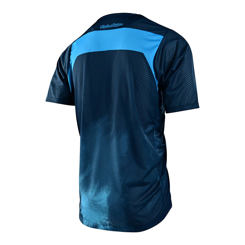 TLD Skyline Air Short Sleeve Jersey - L - Fades Dark Slate