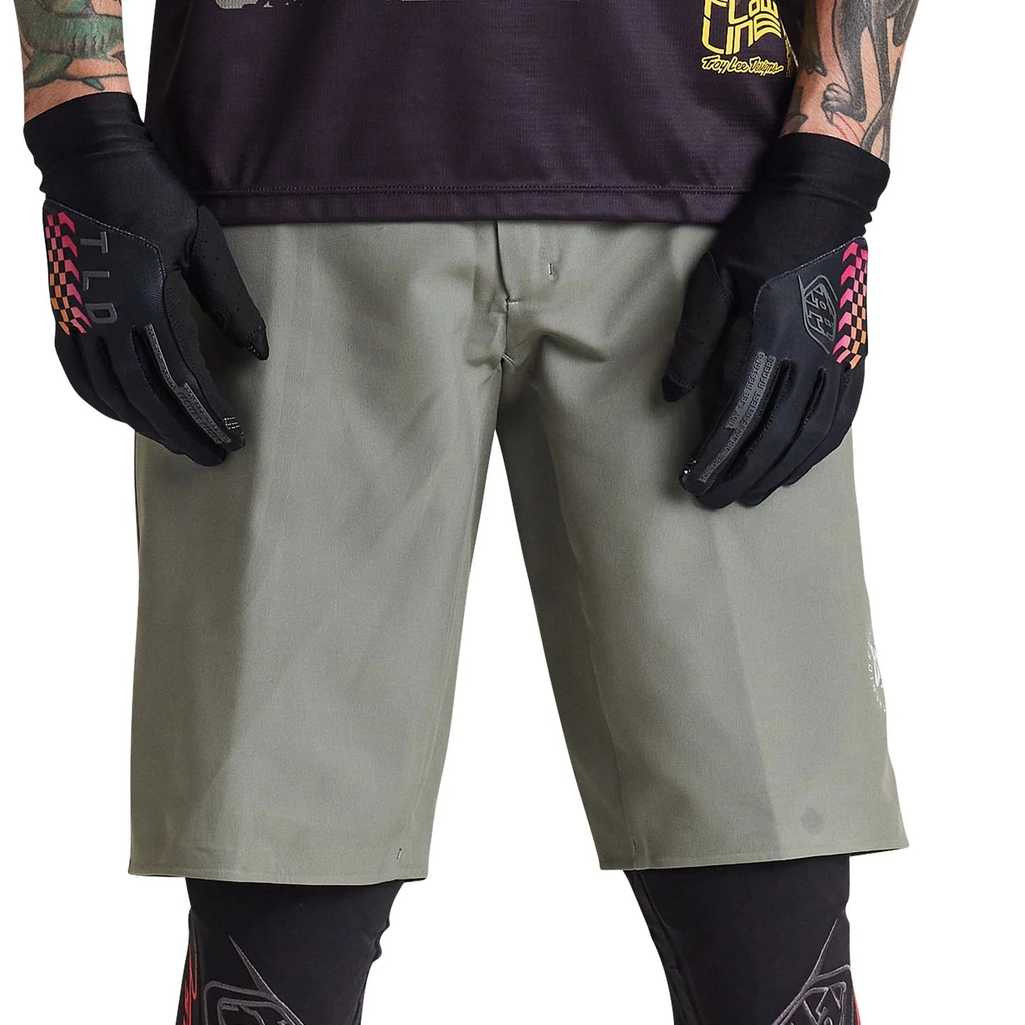 TLD Flowline Superlyte Shorts - S-30 - Mono Olive