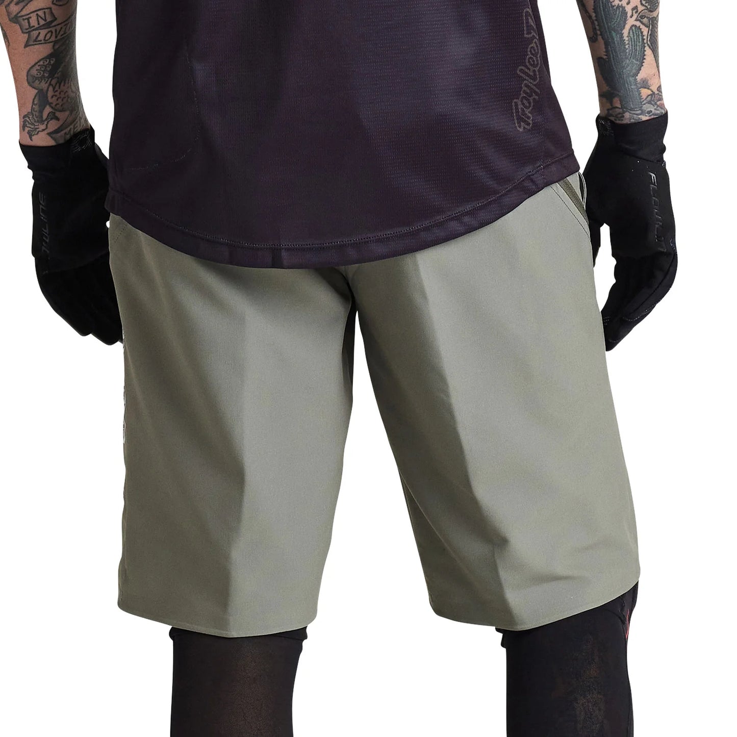 TLD Flowline Superlyte Shorts - M-32 - Mono Olive