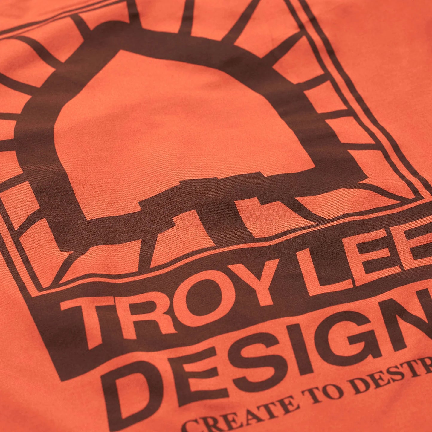 TLD Ruckus Long Sleeve Ride Tee - XL - Create To Destroy Brick