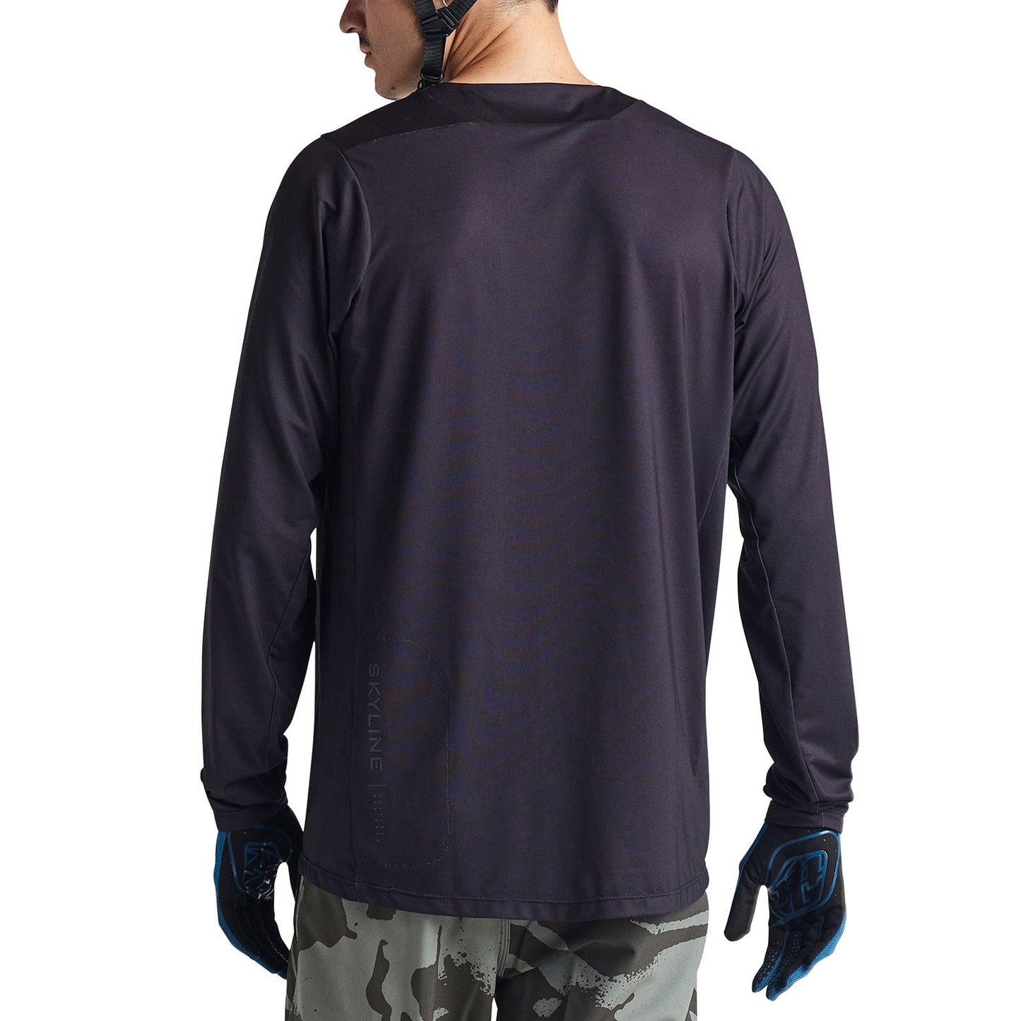 TLD Skyline Air Long Sleeve Jersey - XL - Mono Black