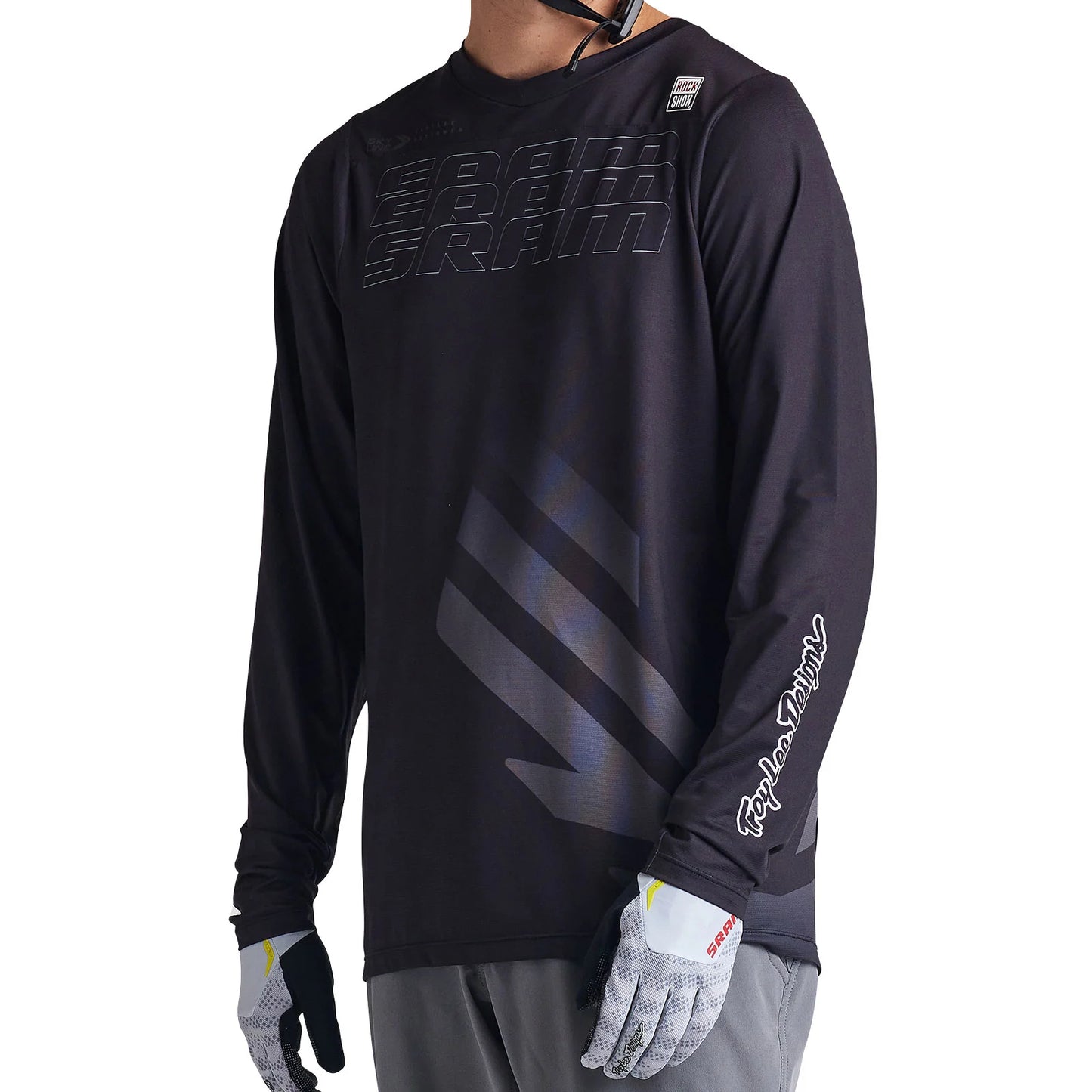 TLD Skyline Long Sleeve Jersey - XL - Sram Eagle One Black