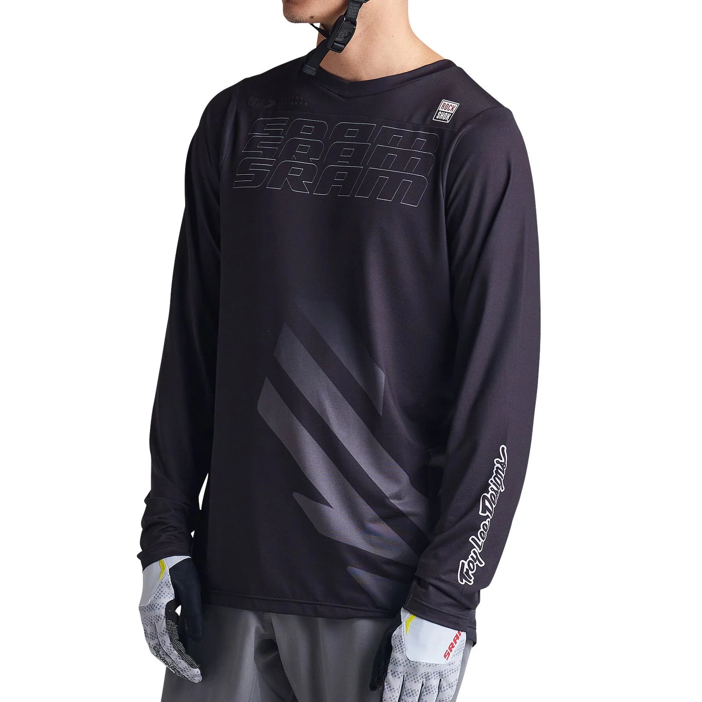 TLD Skyline Long Sleeve Jersey - XL - Sram Eagle One Black