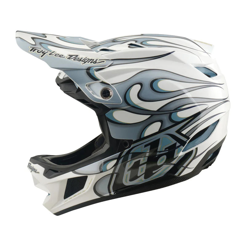 TLD D4 Composite Helmet - XS/S - Torched White / Silver