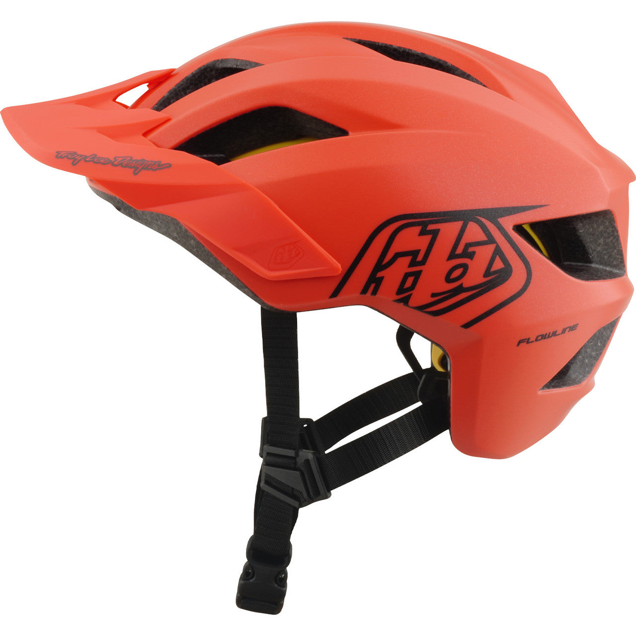 TLD Youth Flowline Helmet - One Size - Point Coral / Charcoal