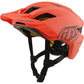 TLD Youth Flowline Helmet - One Size - Point Coral / Charcoal