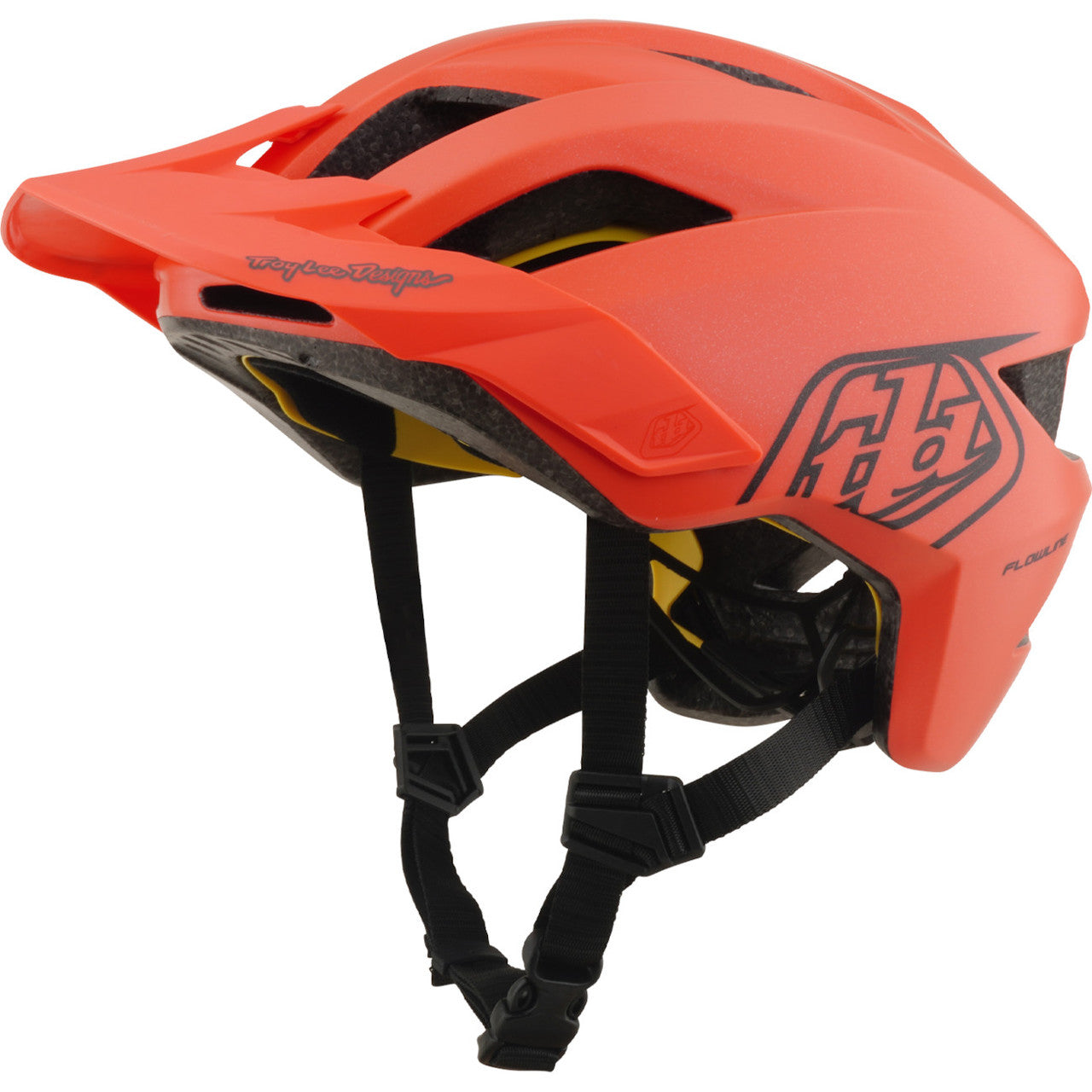 TLD Youth Flowline Helmet - One Size - Point Coral / Charcoal
