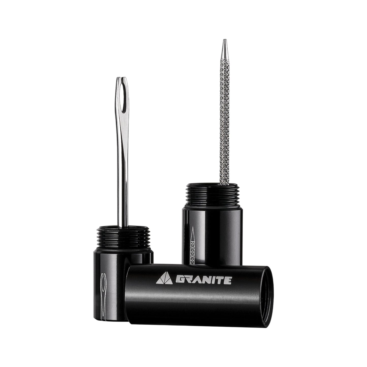 Granite Design Stash Tyre Plug Kit Inside Handlebar - Black