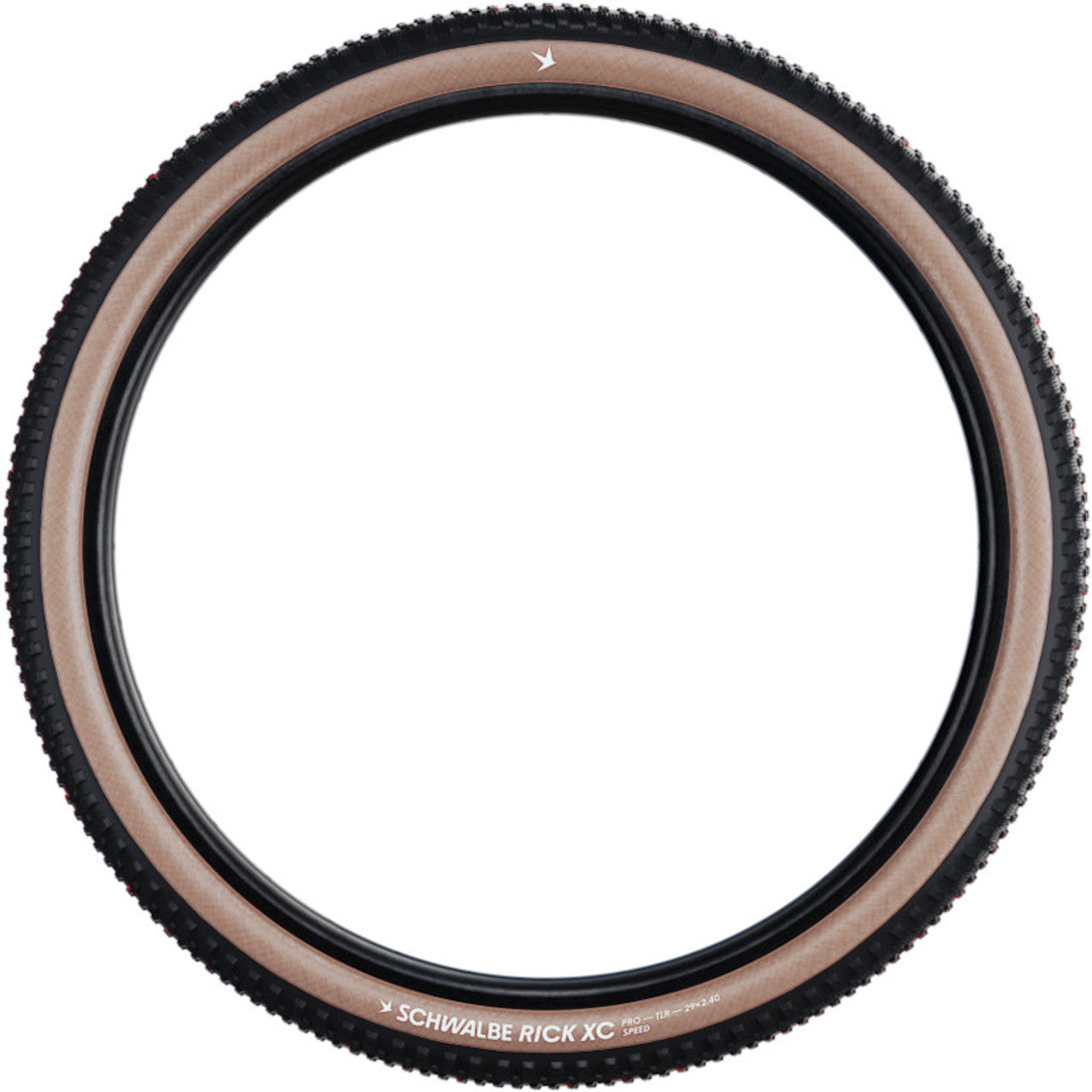 Schwalbe Rick XC Tyre - 29 Inch - 2.4 Inch - Yes - Addix Speed - XC Pro - Hard - Light Duty Protection - Folding - Tan