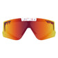 Pit Viper Flip-Offs Sunglasses - The Heater - Red - Mirror Non-Polarized Lens
