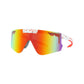 Pit Viper Flip-Offs Sunglasses - The Heater - Red - Mirror Polarized Lens