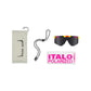 Pit Viper Original Wide Sunglasses - The Italo - Pink and Yellow - Polarized Lens