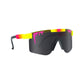 Pit Viper Original Sunglasses - The Italo - Pink and Yellow - Polarized Lens