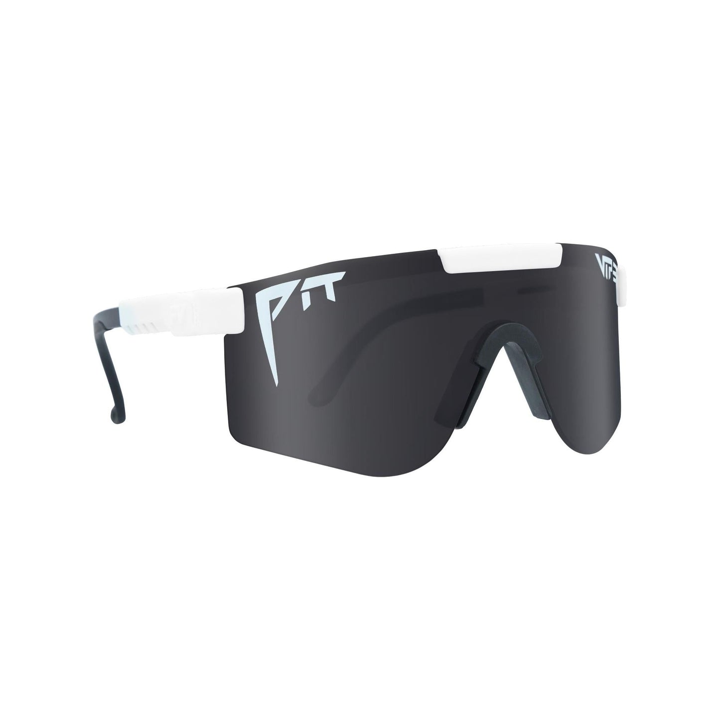 Pit Viper Original Wide Sunglasses - The Miami Nights - White - Polarized Lens
