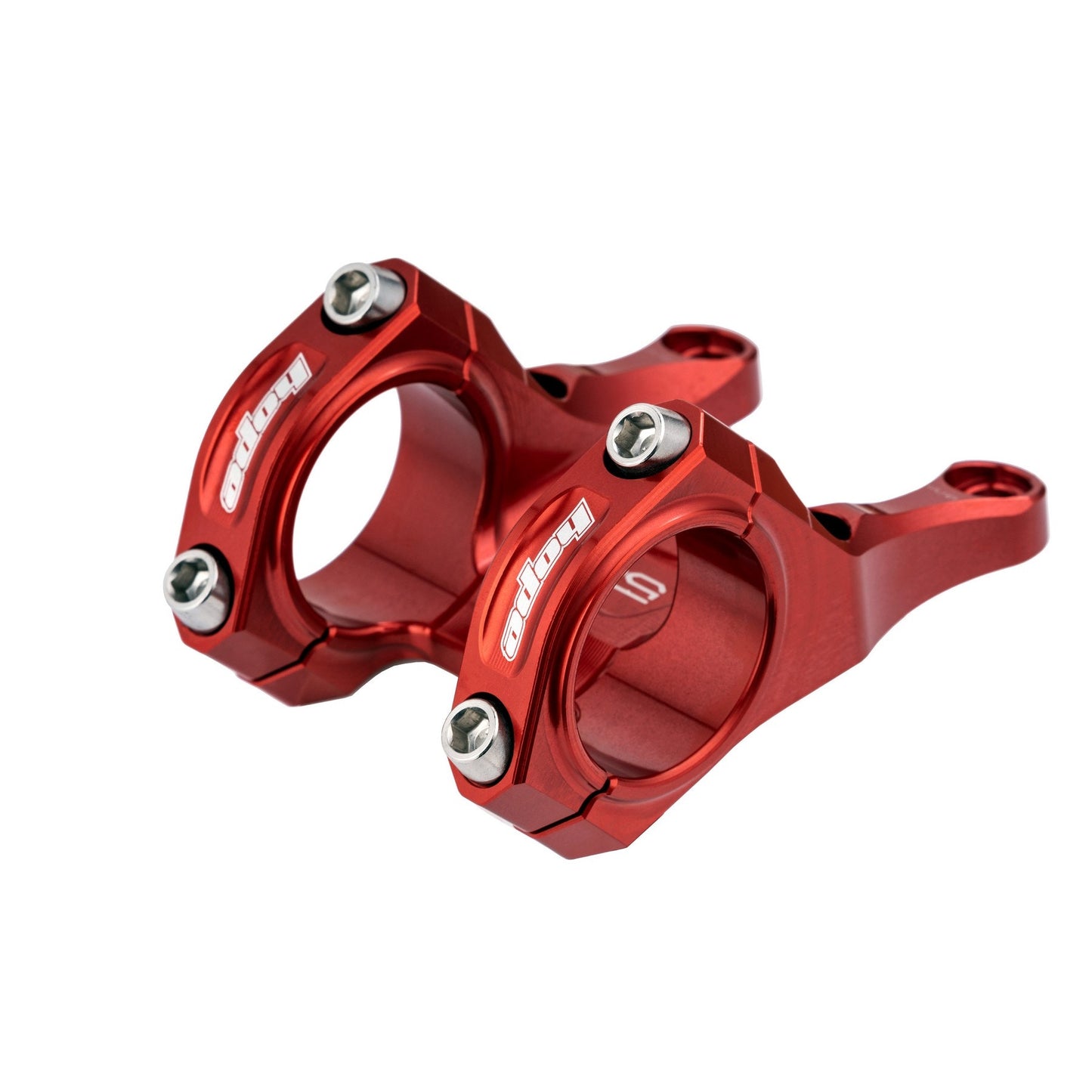 Hope Direct Mount OS35mm Stem - Direct Mount Steerer - 35mm - 50mm - 0 Degree - Red