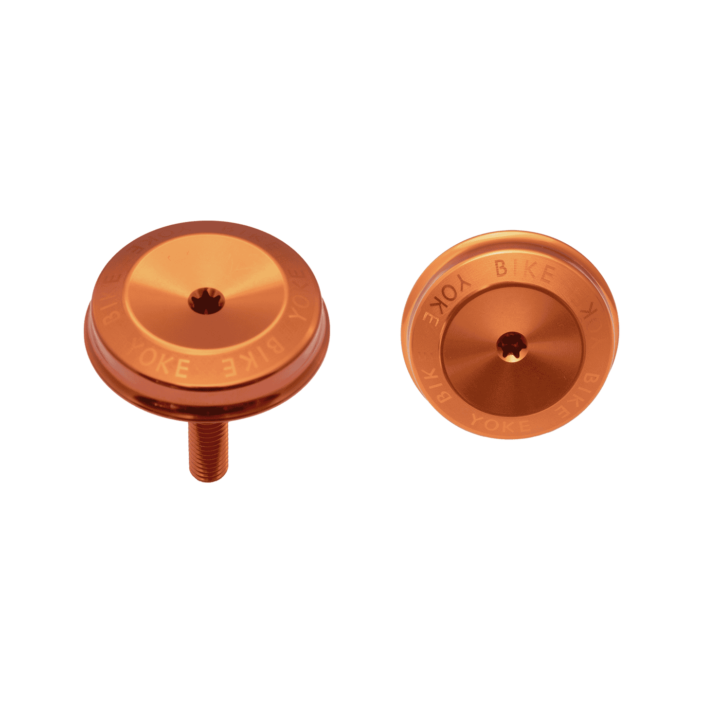 Bikeyoke Topper High Headset Stem Cap - Orange