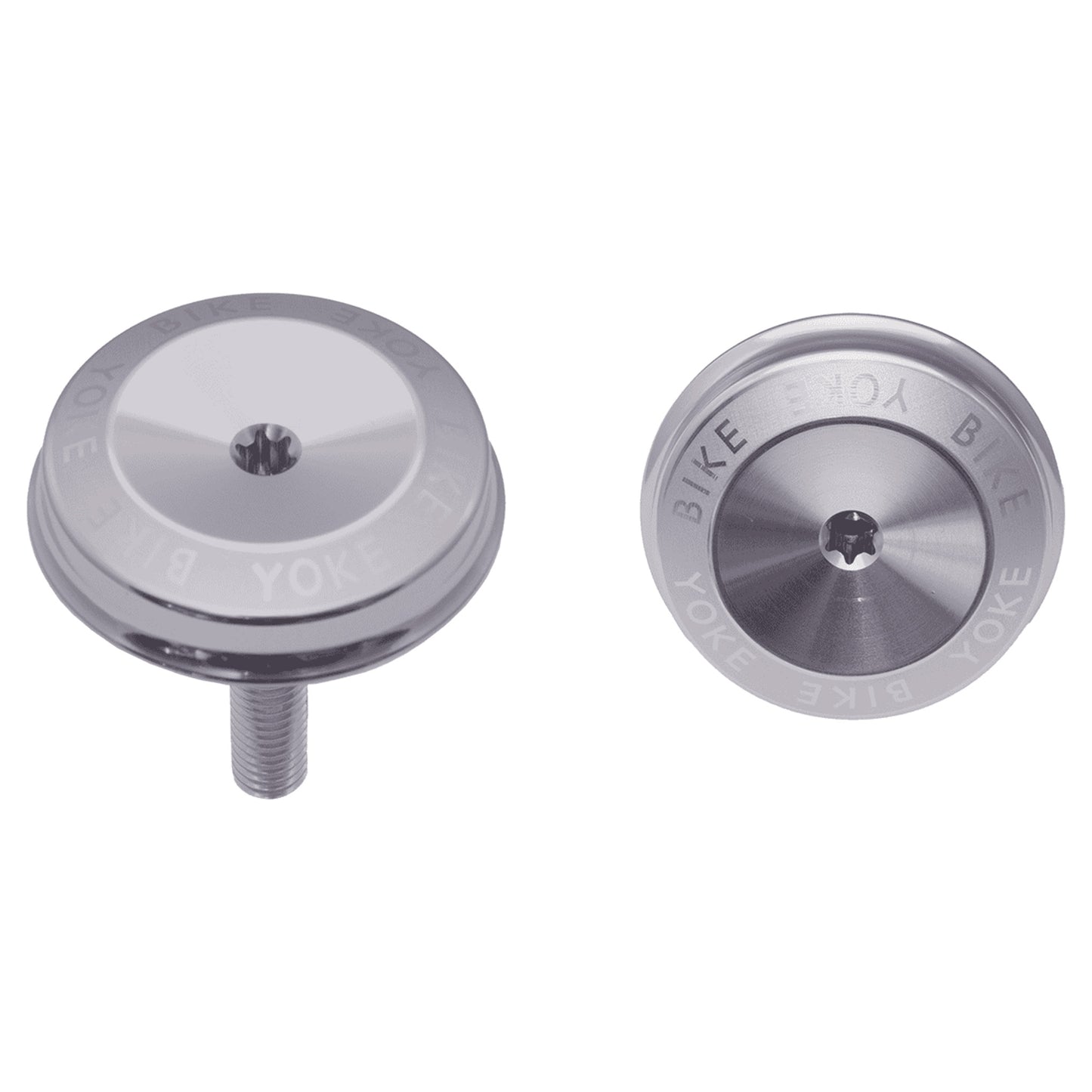 Bikeyoke Topper High Headset Stem Cap - Silver