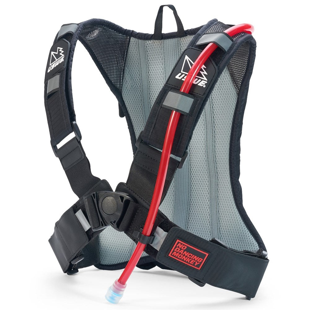 USWE Outlander 3L Youth Hydration Pack - 3L Pack - 1.5L Bladder - Carbon Black