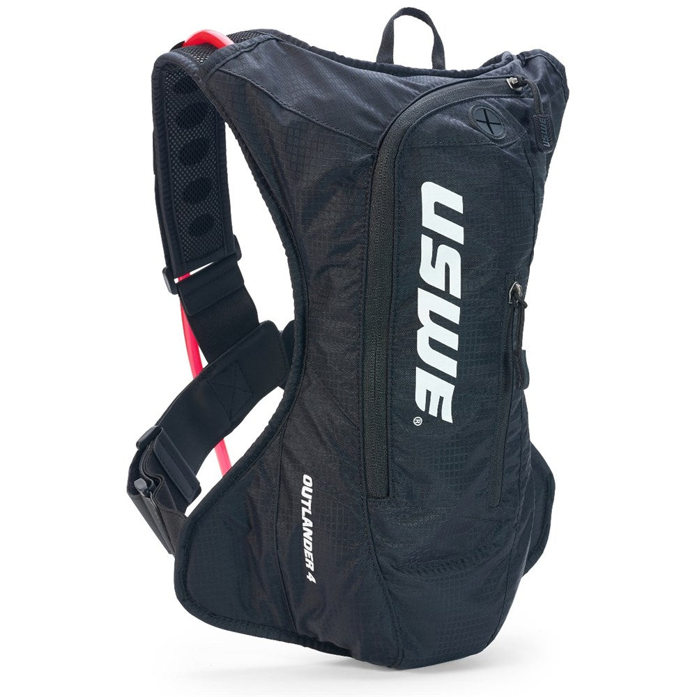 USWE Outlander 4L Hydration Pack - 4L Pack - 3L Bladder - Carbon Black