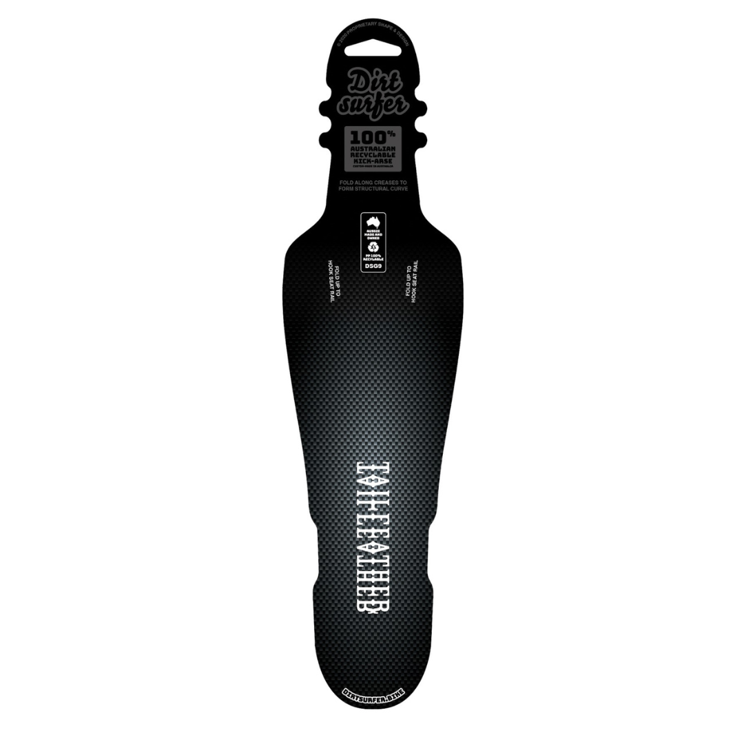 Dirtsurfer Tailfeather Rear Mud Guard - Carbon