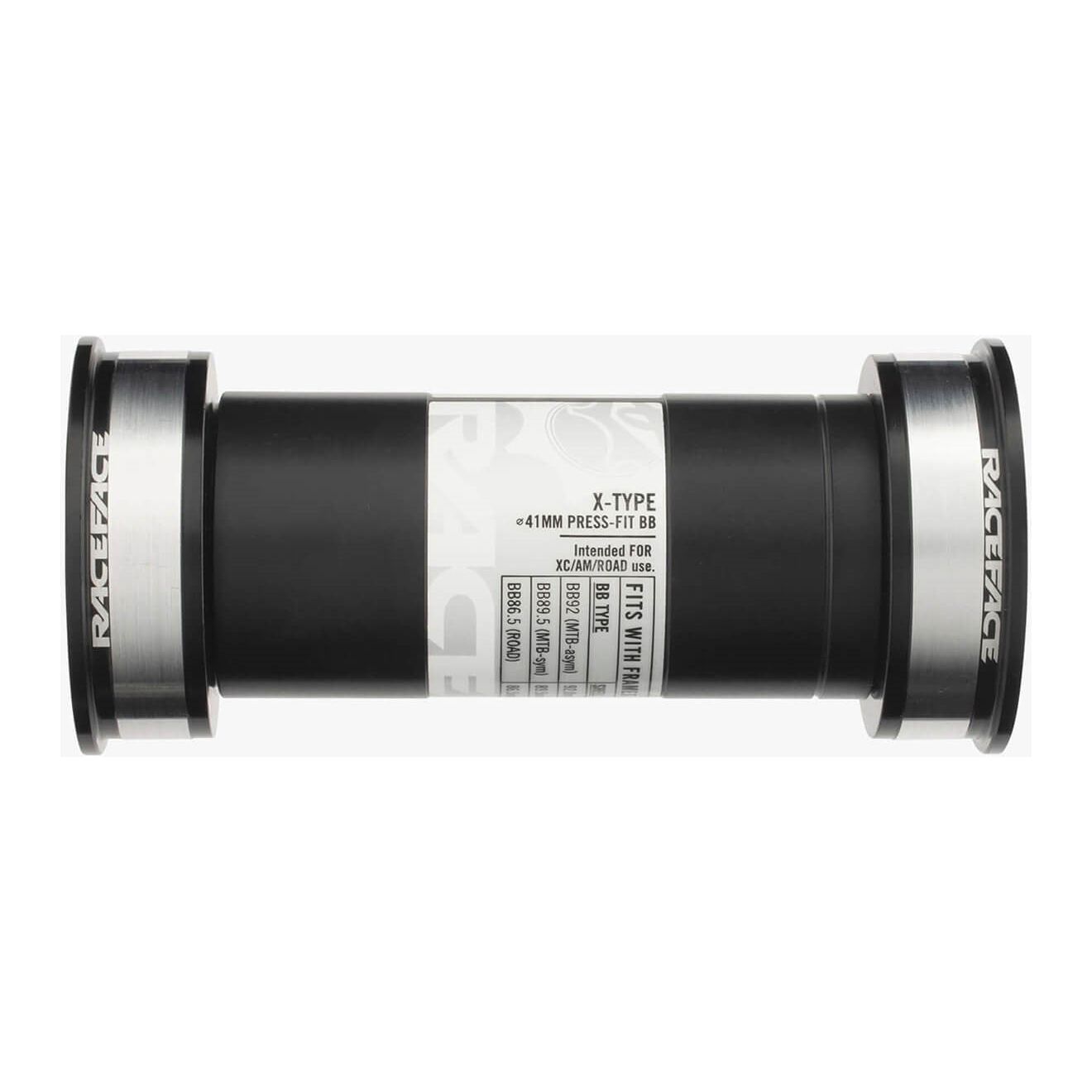 Race Face X-Type 24mm Spindle Bottom Bracket - Pressfit - 92mm Shell - BB92 - 24mm
