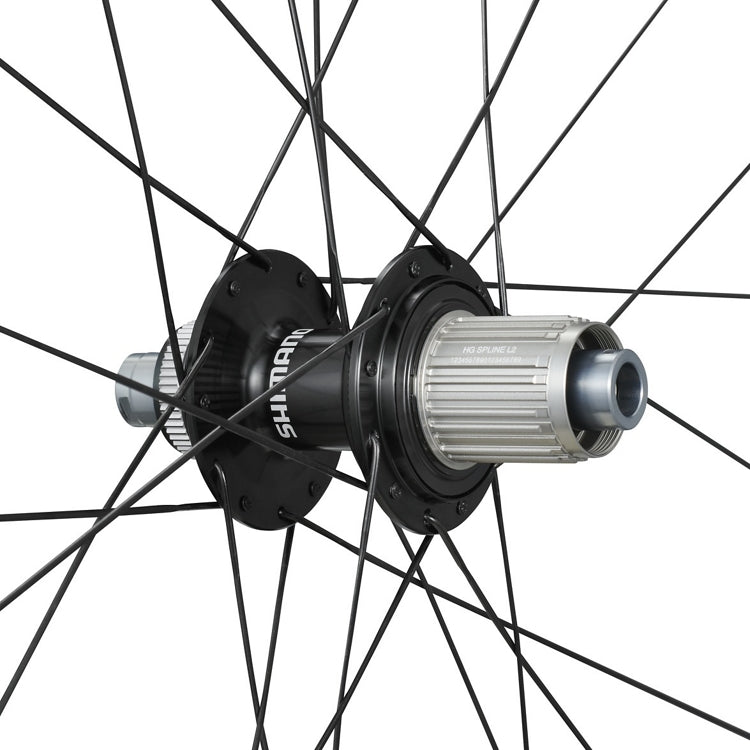 Shimano WH-RX880 Rear Wheel - Rear - 700c - 12x142mm - Carbon - 25mm - Centrelock - Shimano HG Splined